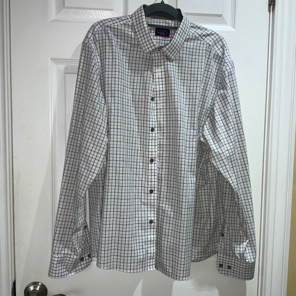 UNTUCKit relaxed fit wrinkle free plaid button front shirt Sz L - Picture 1 of 10